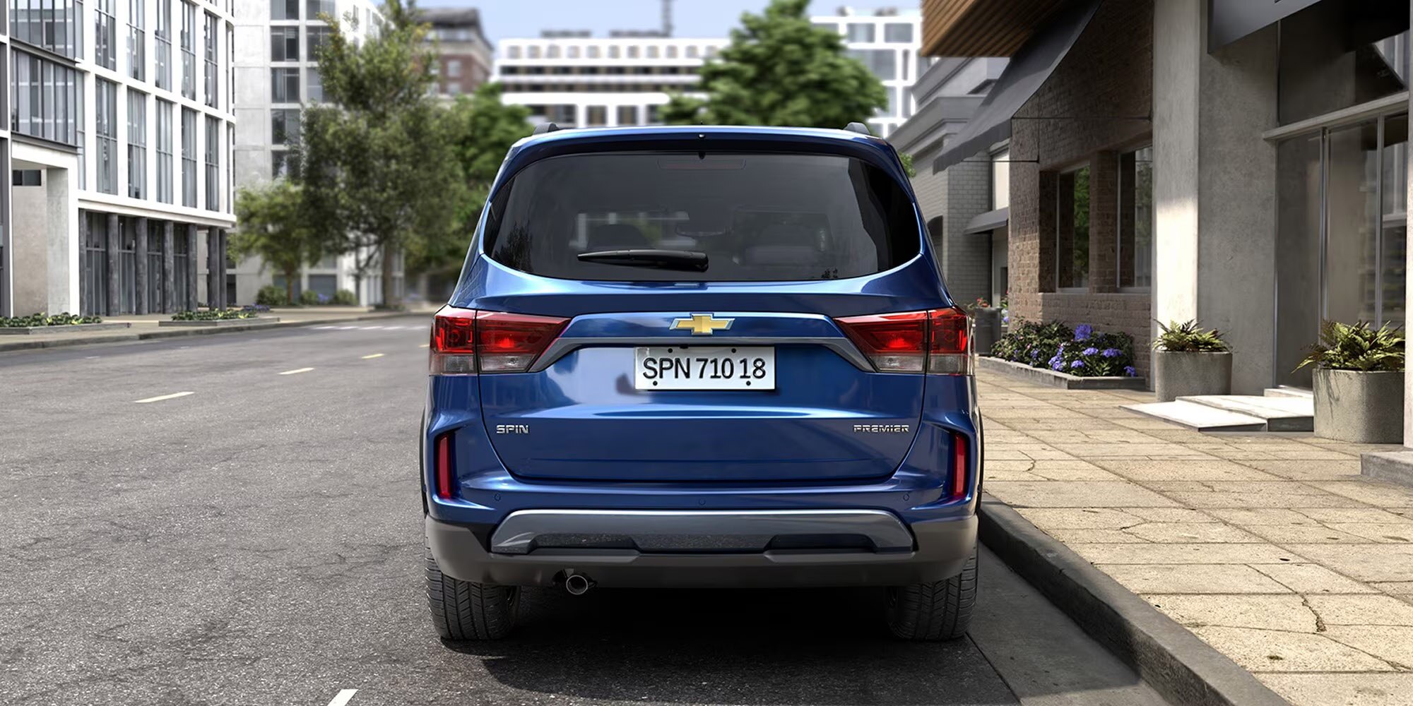 Confira a traseira do Chevrolet Spin 2027